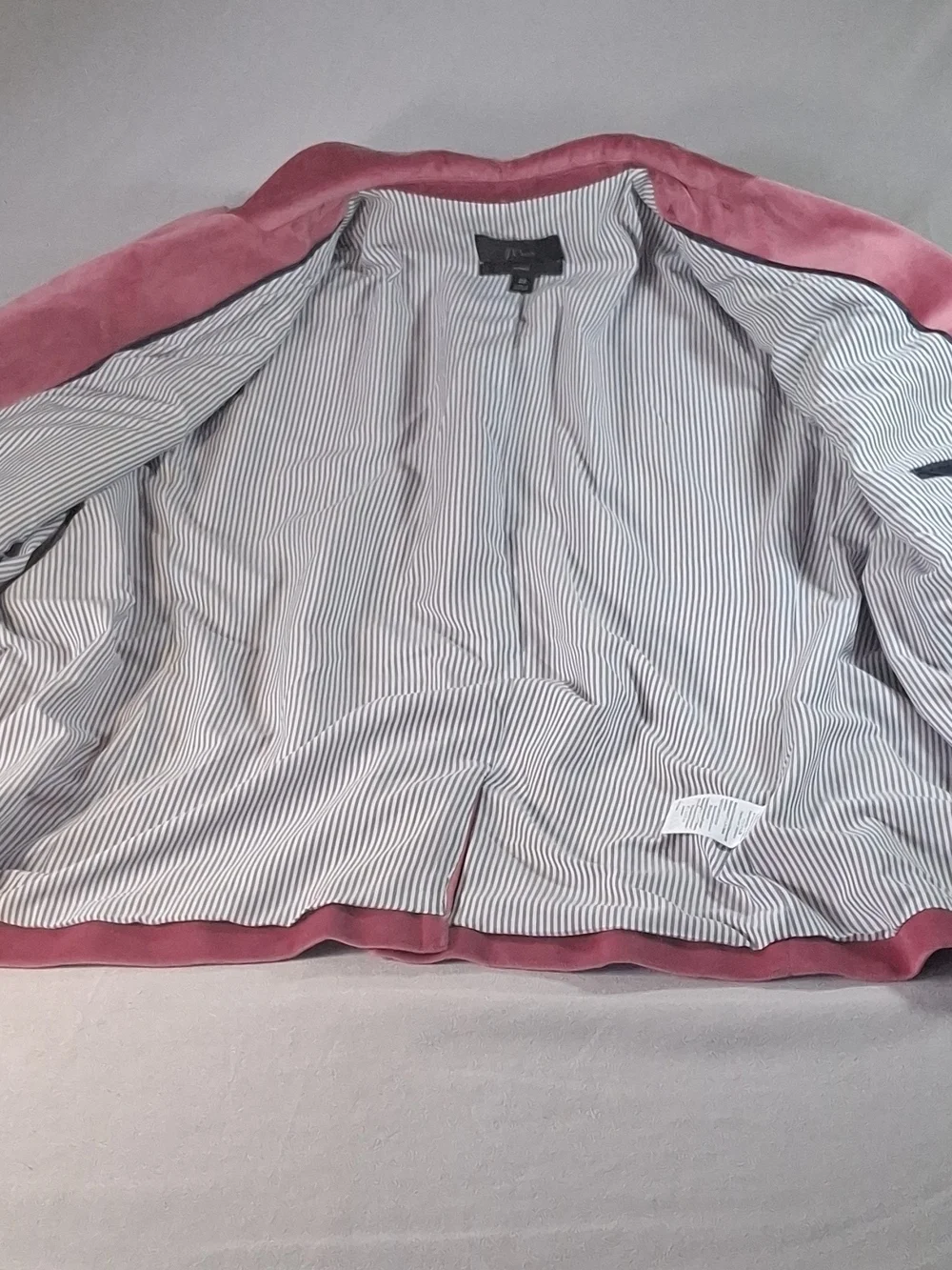 J.Crew Parke Blazer in Cotton Velvet Pink 